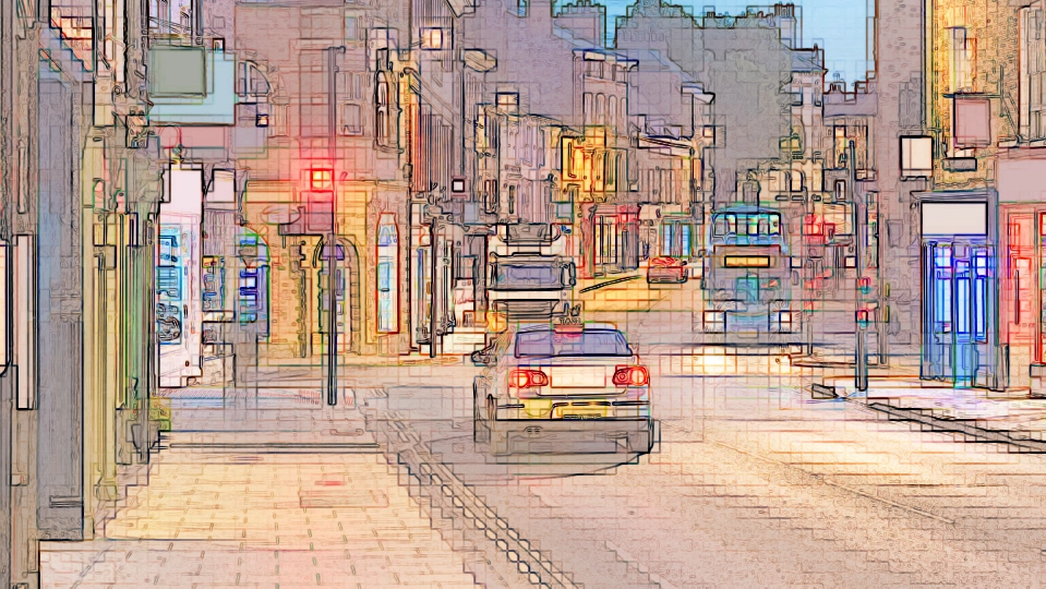 Semantic Segmentation in Visual Scene Matching