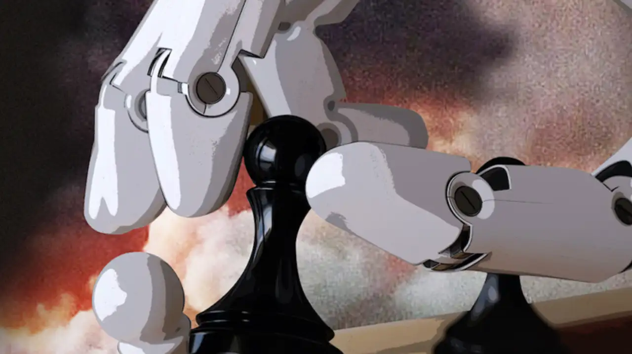 A visual representation of: Will robots ever fight our wars