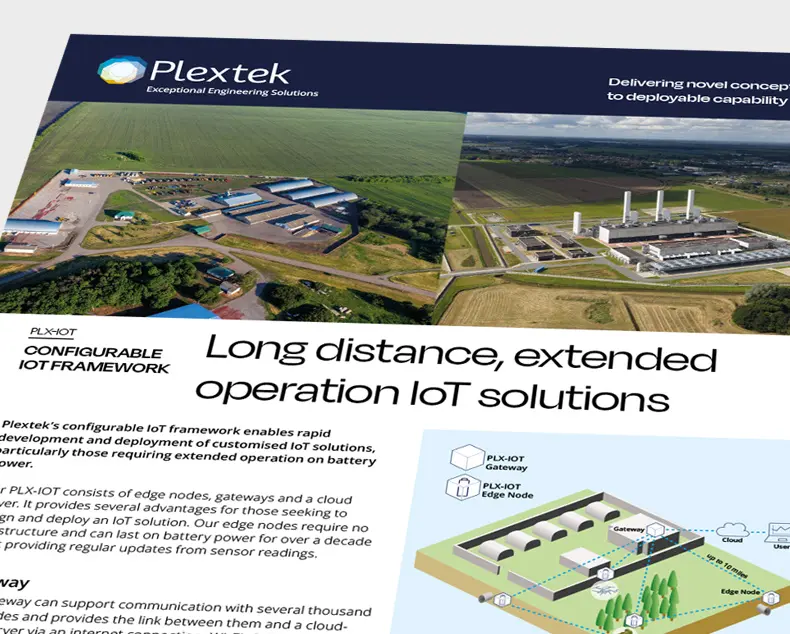 PLX-IOT CONFIGURABLE IOT FRAMEWORK: Long distance, extended operation IoT solutions